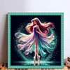 (Stamped/Counted) Ballet Rapunzel Silhouette-11CT Cross Stitch 40*40cm