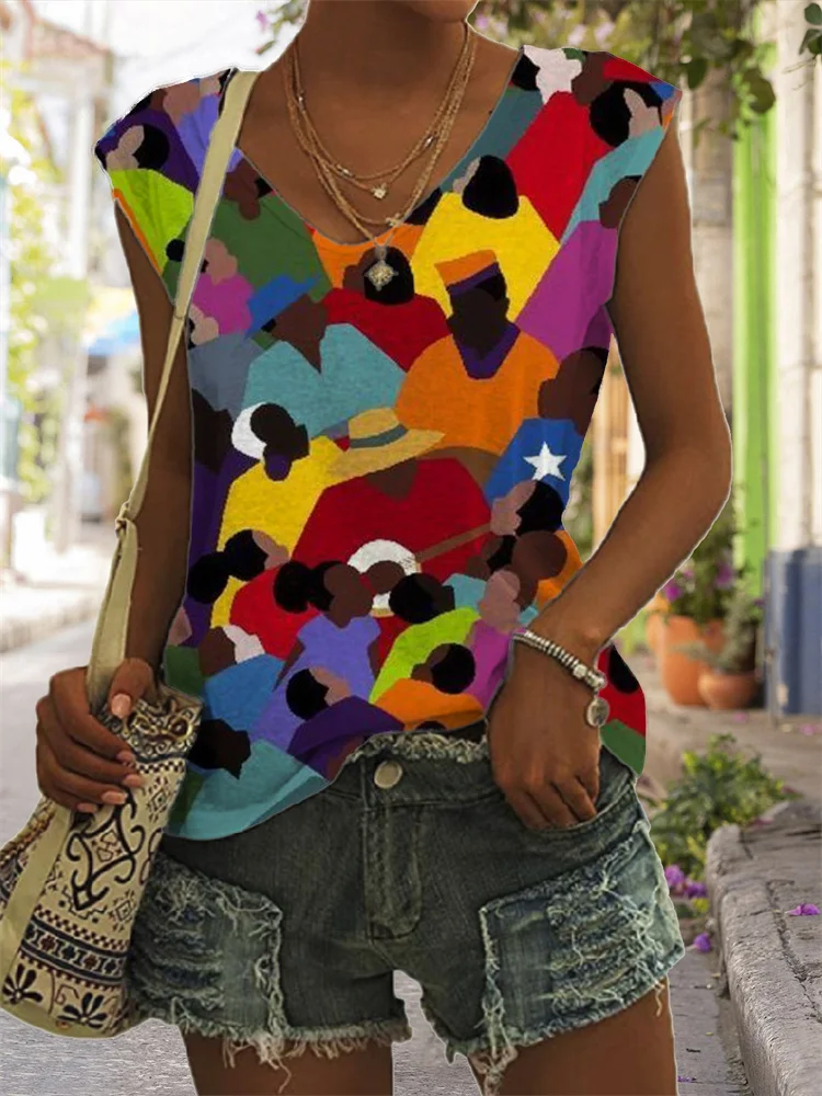 Juneteenth Inspired Art Tank Top