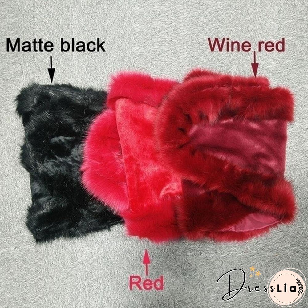 Women Winter Warm Luxury Faux Mink Cashmere Wedding Party Cape Wrap Coat