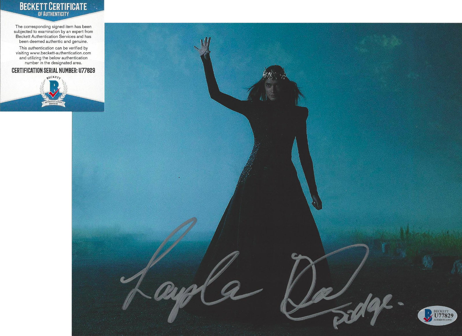 LAYSLA DE OLIVEIRA SIGNED 'LOCKE & KEY' DODGE 8x10 Photo Poster painting 1 PROOF BECKETT COA BAS