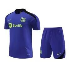 24/25 Barcelona Training Kit Short Sleeve Football Shirt Thai Quality