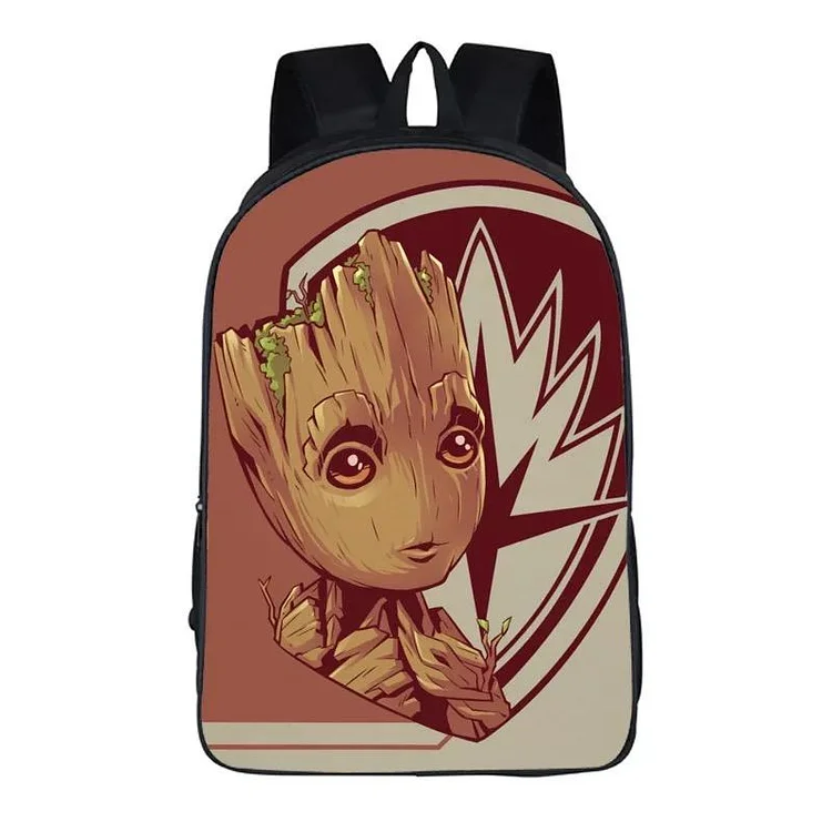 Mayoulove Guardians of the Galaxy Groot #4 Cosplay Backpack School Notebook Bag-Mayoulove