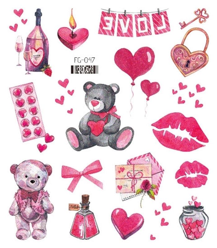 Lady Butterfly Pet Tattoos & Body Art 1 Piece