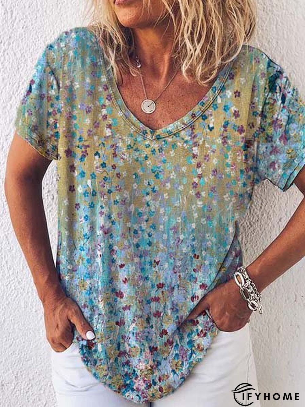 Short Sleeve Shift T-shirt | IFYHOME