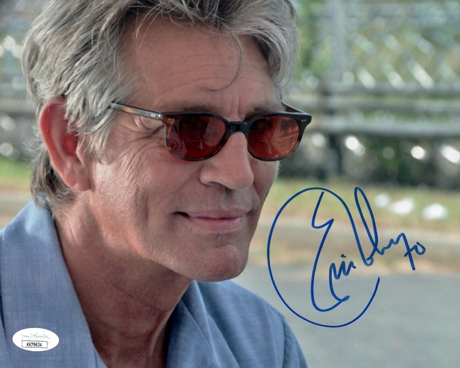 ERIC ROBERTS Signed 8x10 Photo Poster painting THE DARK KNIGHT Dr. Who Autograph JSA COA Cert