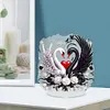 Ornaments cygne bricoleur noir et blanc