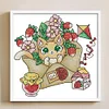 Summer of Stamps -14CT Stamped Cross Stitch Kit(19*19cm)