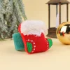 Christmas snap ring cartoon plush elk Christmas clapping bracelet decoration toy