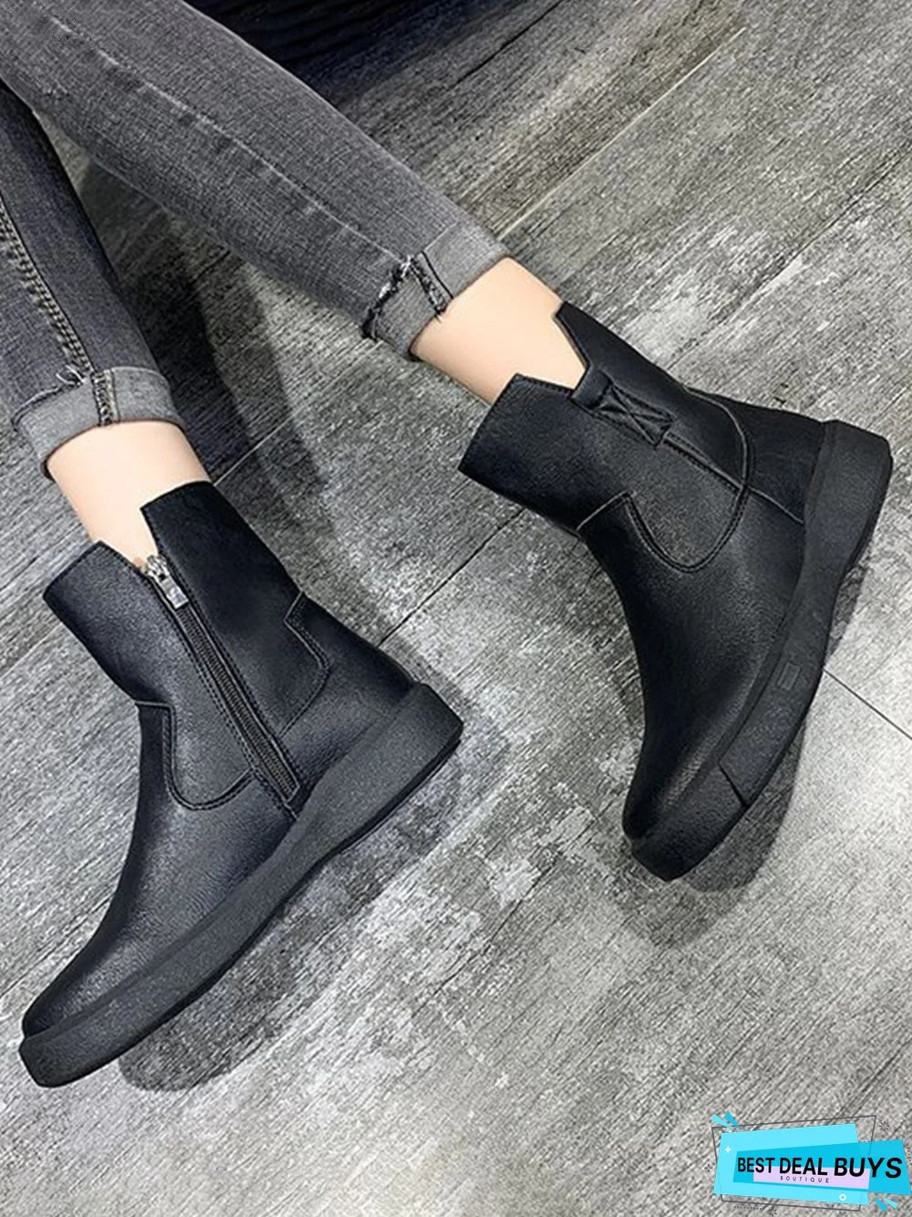 Vintage Leather Ankle Boots