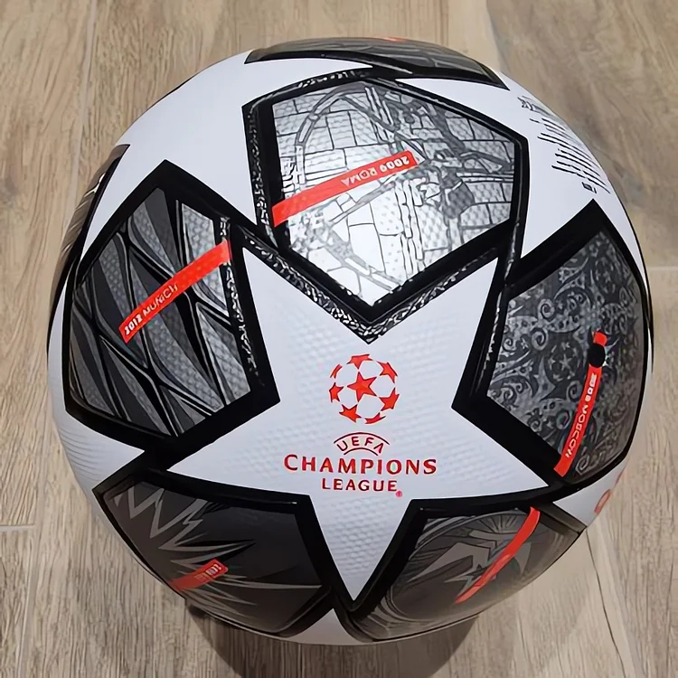 21/22 Champions League Adidas White and Black Size 5 Ball [Ships uninflated]
