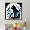 Black Cat Butterfly-11CT Stamped Cross Stitch 40*40cm