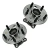 TRQ Rear Wheel Hub Bearings Assembly Set Compatible with 2002-2004 Toyota Camry