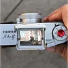 CNC All Metal Waist Level Optical Viewfinder, High Transmittance Glass 28/35/40/50mm Full Frame Frameline Finder with Foldable Sun Hood for Ricoh GR Leica M Fujifilm Street Camera