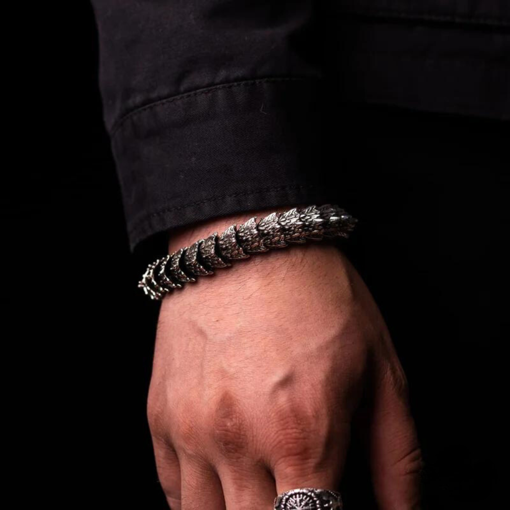 Steel Dragon Bracelet