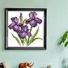 Flower Of Happiness - 14CT Stamped Cross Stitch 17*17cm/6.69*6.69in(Brand)