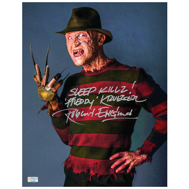 Robert Englund Autographed A Nightmare on Elm Street Freddy Dream 11x14 Photo Poster painting