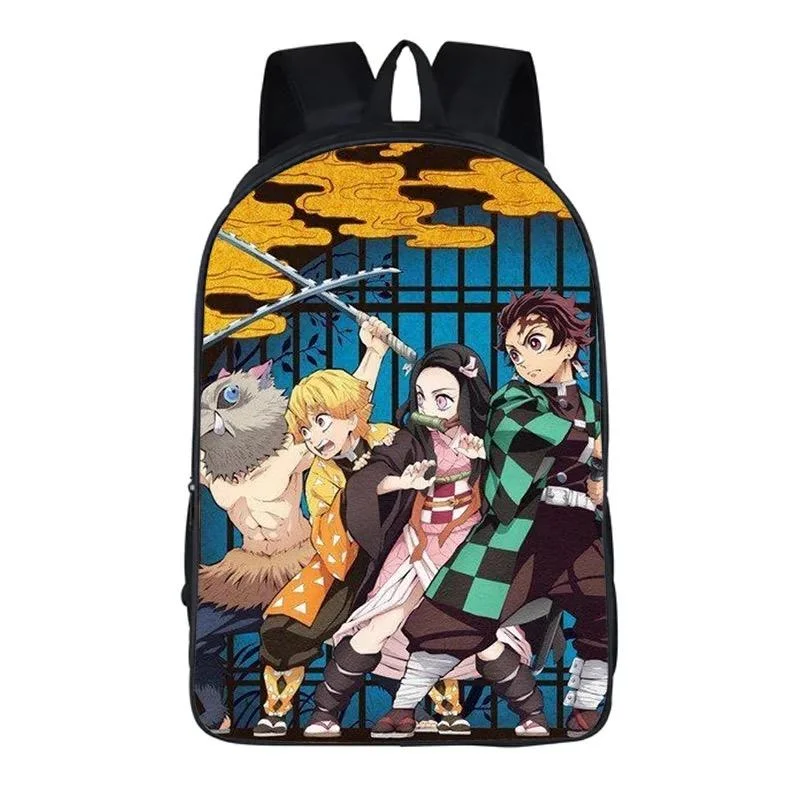 Buzzdaisy Demon Slayer Kimetsu no Yaiba Kamado Nezuko #7 Backpack School Sports Bag