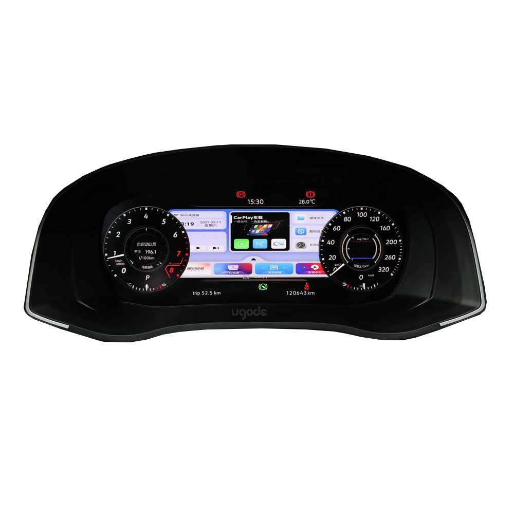 Ugode 12.3inch Digital Tacho Kombiinstrument F&uuml;r Volkswagen Golf Tiguan Passat Magotan