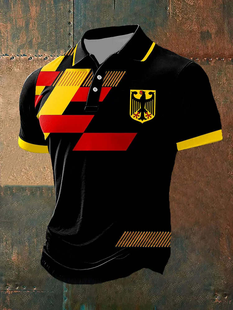 Männer Deutschland Kurzarm Hemd und Shorts-Shirt