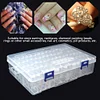 (US Only)Diamond Painting Box Transparent Beads Storage Case Container (80 Grids)