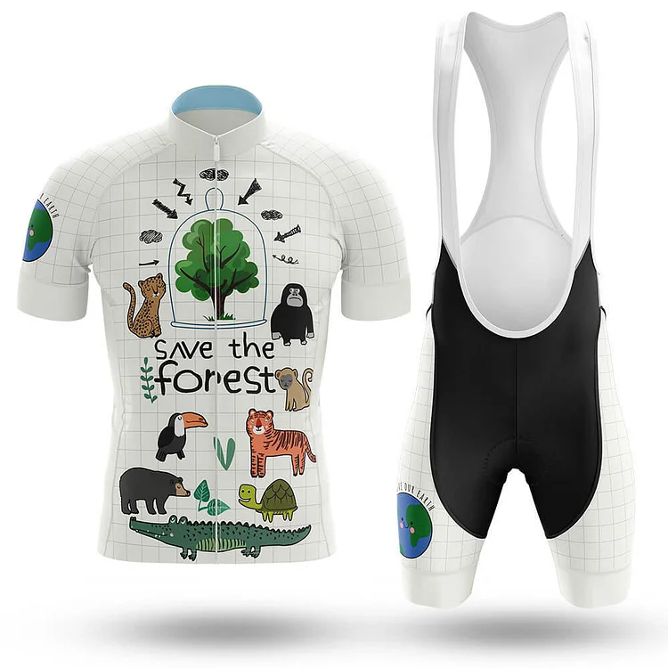 The Forest Men's Short Sleeve Cycling Kit