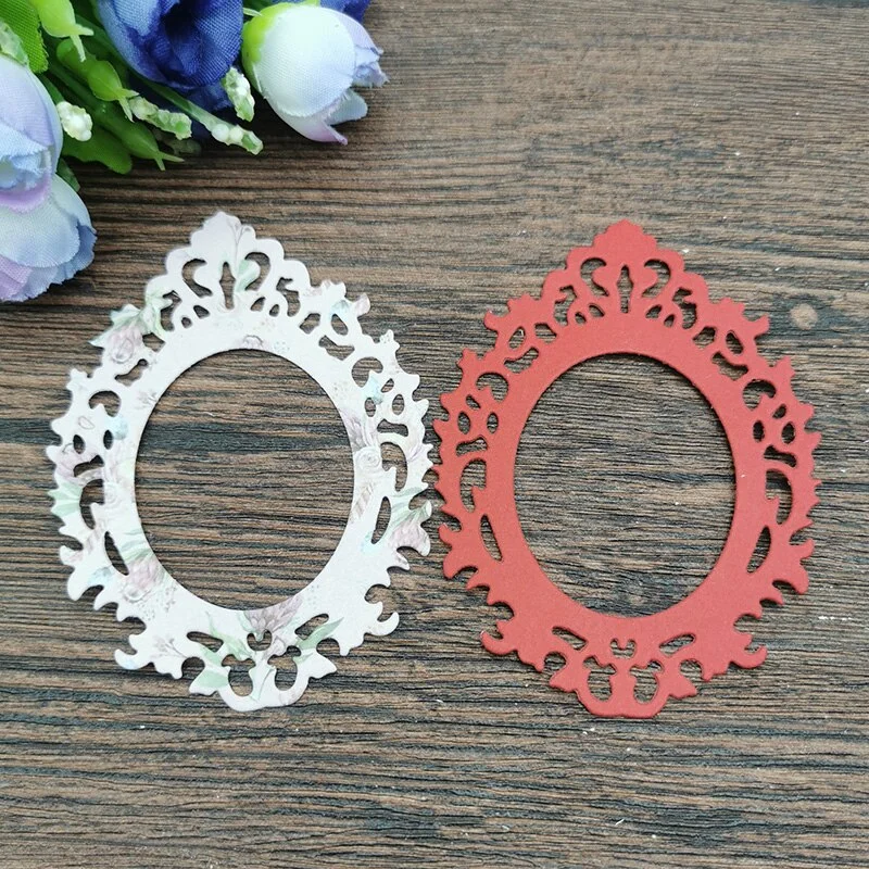 AOKEDIY Lace frame Metal Cutting Dies Stencils For DIY Scrapbooking Decorative Embossing Handcraft Die Cutting Template