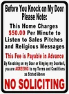 Warning - Vintage Metal Signs(12*16Inch) - Warning