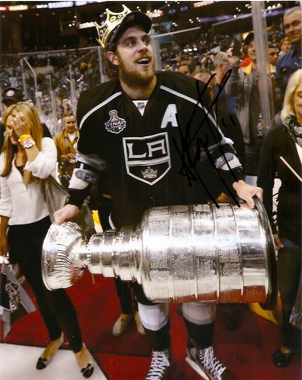 Los Angeles Kings Anze Kopitar Stanley Cup Signed Autographed 8x10 Photo Poster painting COA