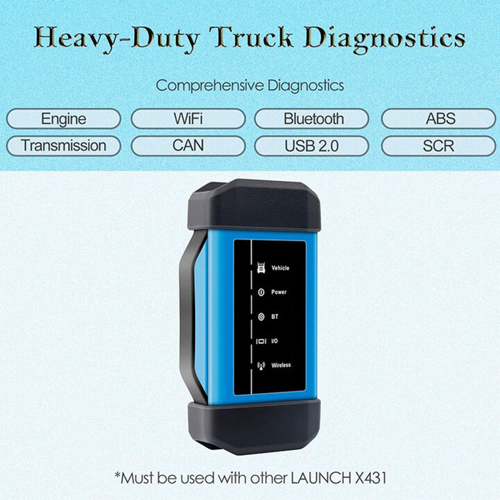 Launch X431 HD III Heavy Duty Truck Diagnostic Adapter for V+/PAD3/Pro3