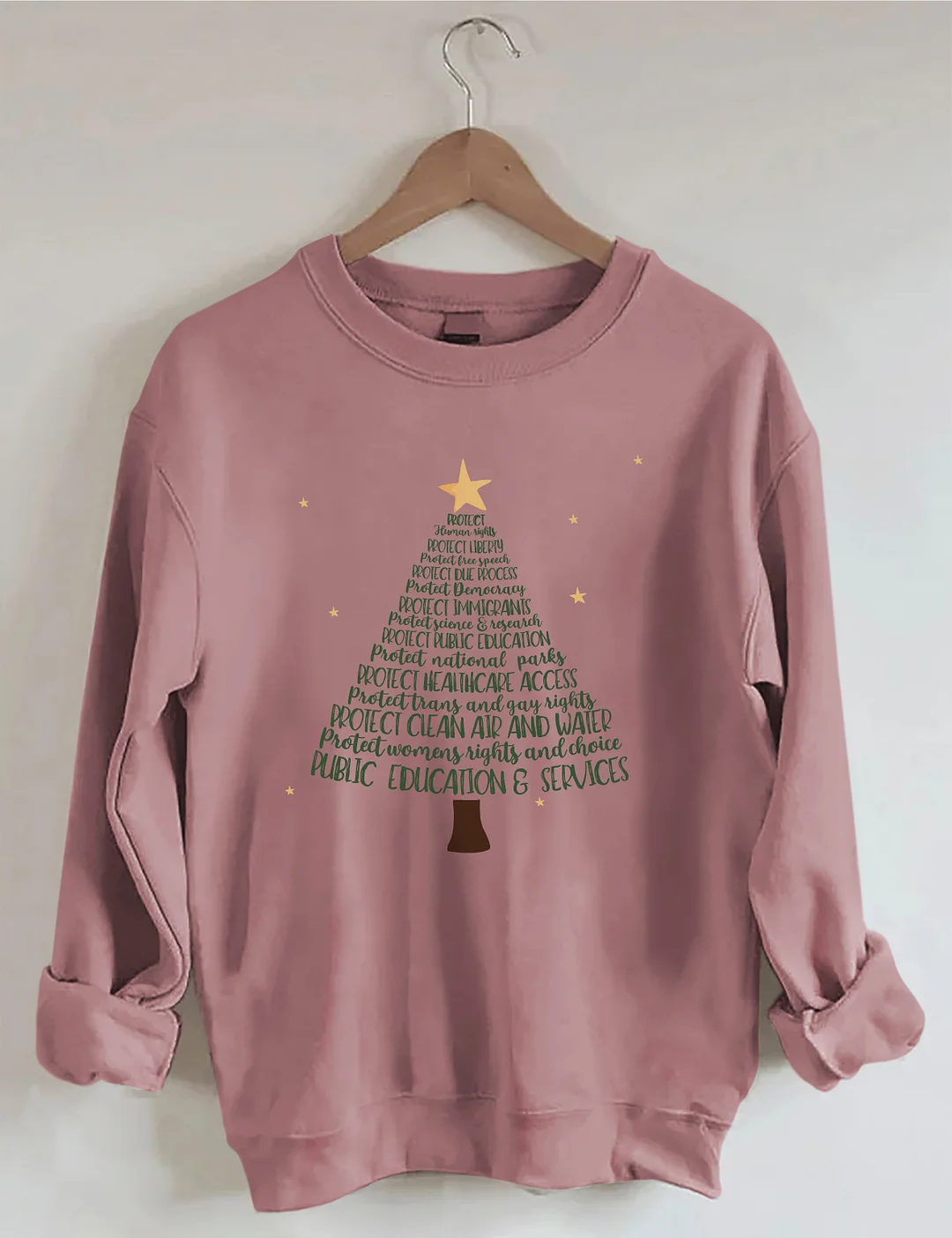 Protect Christmas Tree Sweatshirt