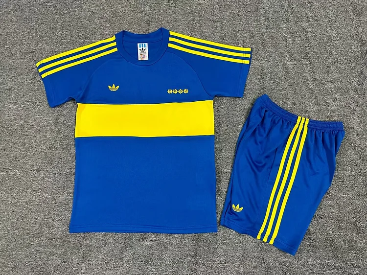 1981 Boca Juniors Home Retro - Kids Kit