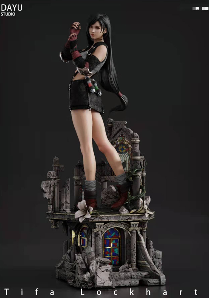 値下げ ティファ FF7 resin statue with LED - キャラクターグッズ