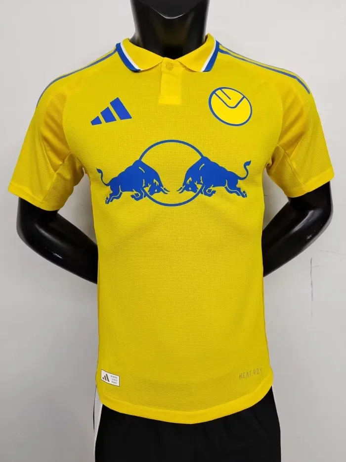 Player Version 2024-2025 Leeds United Away Yellow Football Shirt
