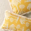 Yellow Coconut Tree Tassel Design Home Living Creative Cushion Pillow Cover