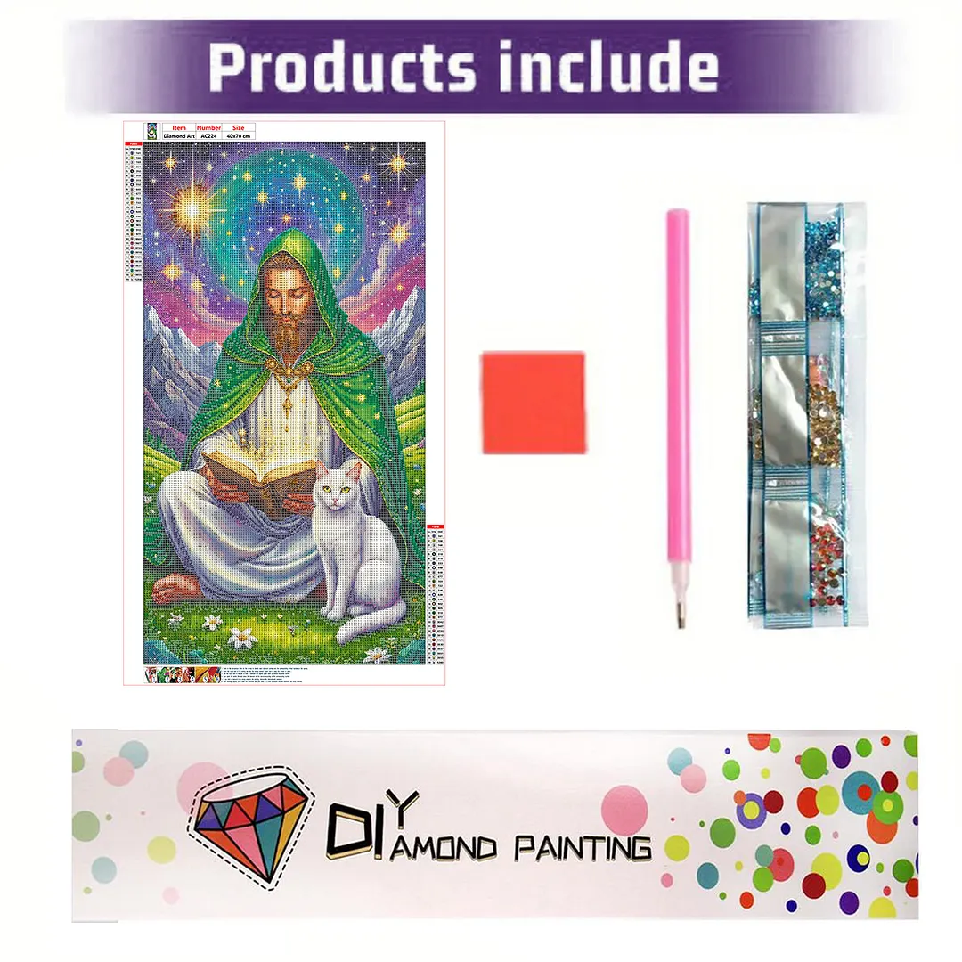 Belief 5D Full Round Drill DIY Diamond Painting Kit for Adults 40x70CM