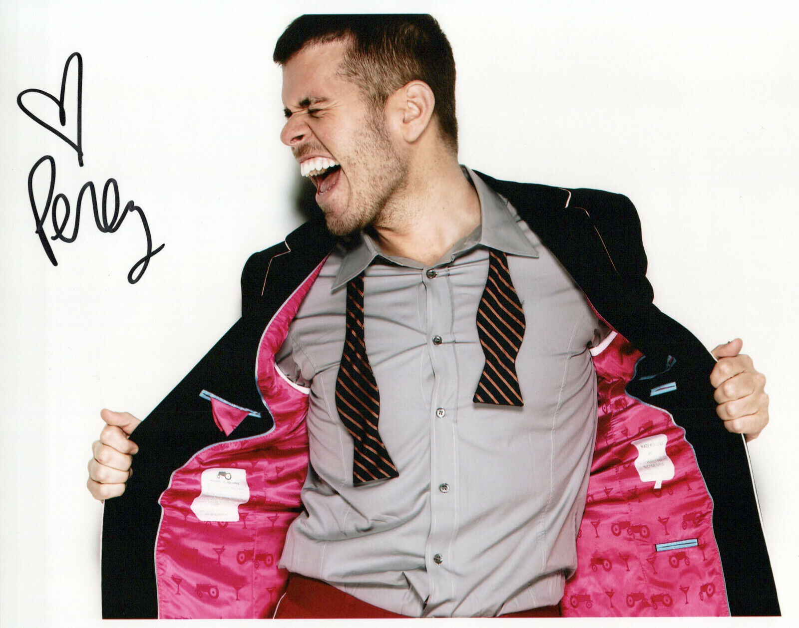 Perez Hilton head shot autographed Photo Poster painting signed 8x10 #2