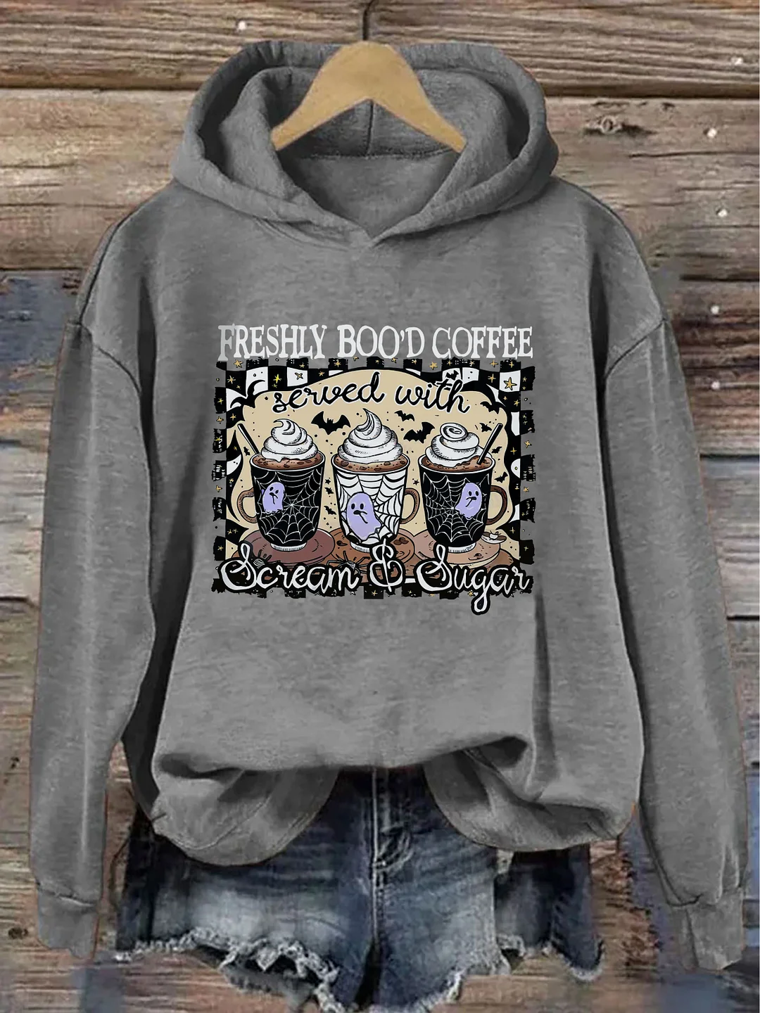 Freshly Boo&rsquo;d Coffee Halloween Hoodie