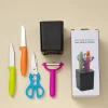 5-Piece Kitchen Tool Set With Storage Stand,Fruit Peeler Combination