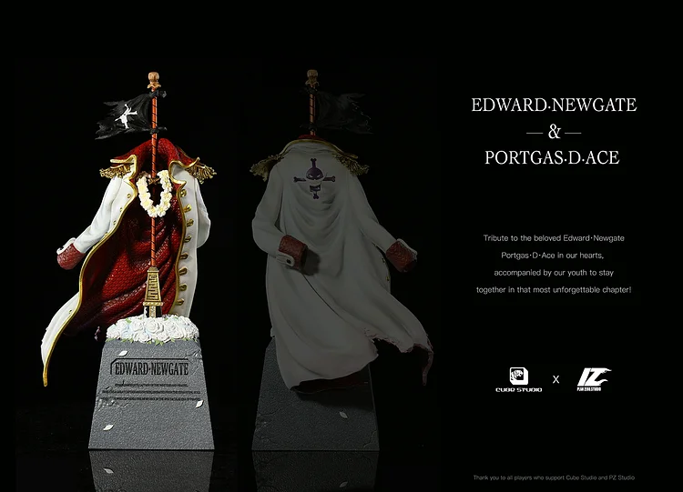 PRE-ORDER Cube Studio & PZ Studio - One Piece Tomb of Edward Newgate &  Portgas D. Ace Statue(GK)