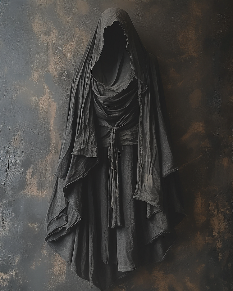 Solid color long wizard cape 4552