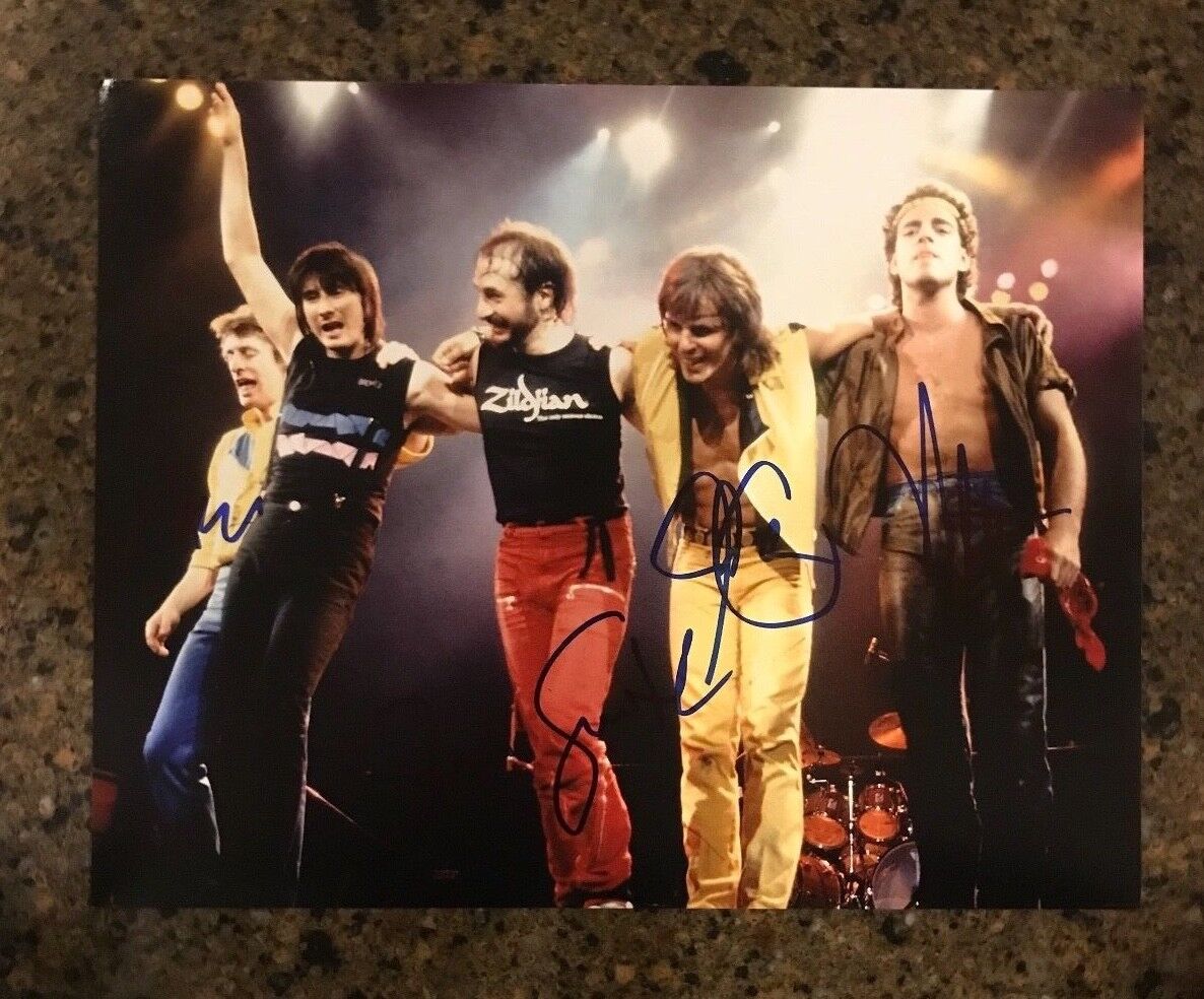 * JOURNEY * signed autographed 11x14 Photo Poster painting * SCHON, SMITH, VALORY and CAIN * 1