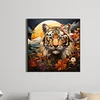 Diamond Painting-DIY Full Round Drill Field Tiger