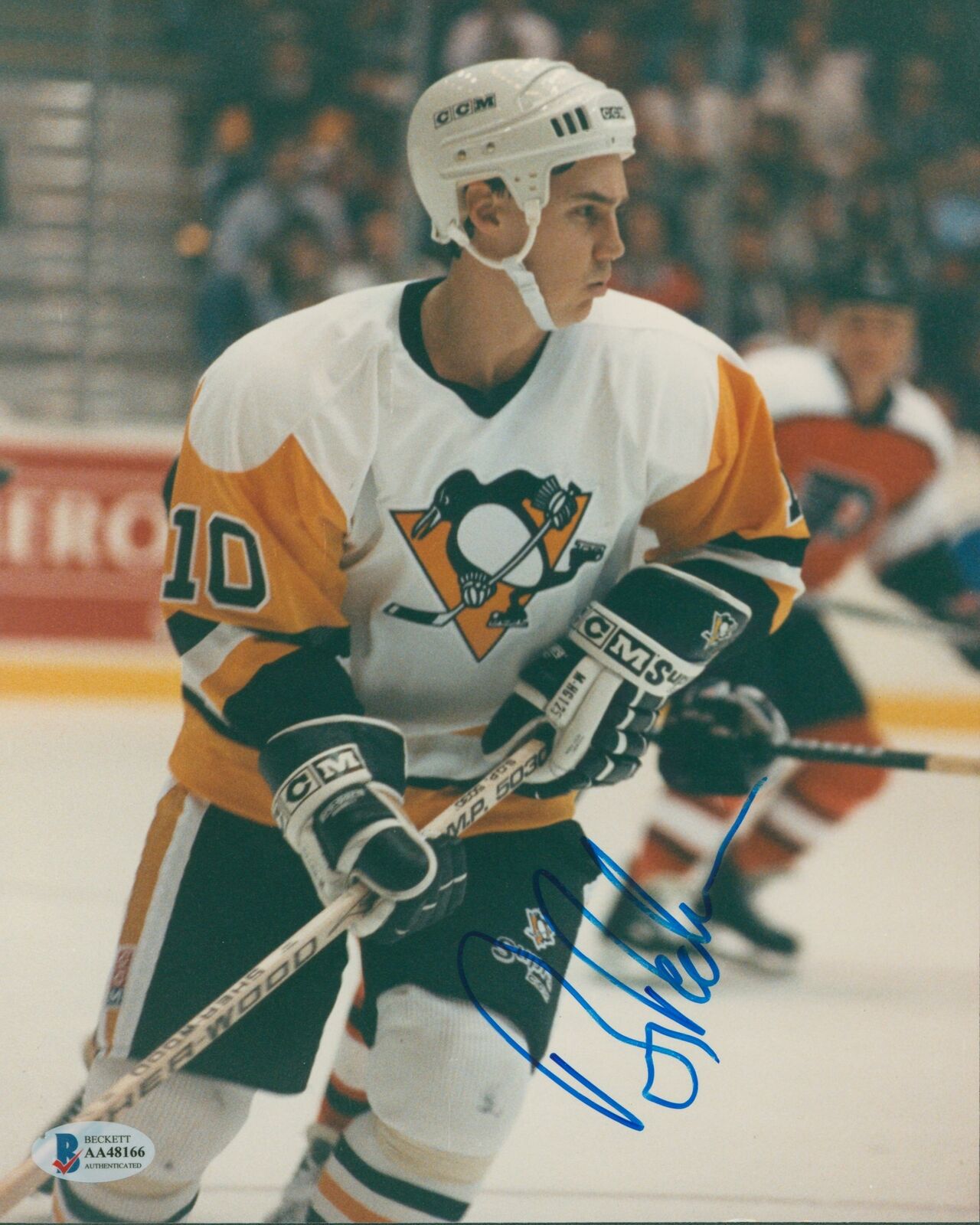 Penguins Barry Pederson Authentic Signed 8x10 Photo Poster painting Autographed BAS #AA48166