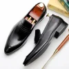Mens Quality Genuine Leather Laofers Dress Shoes