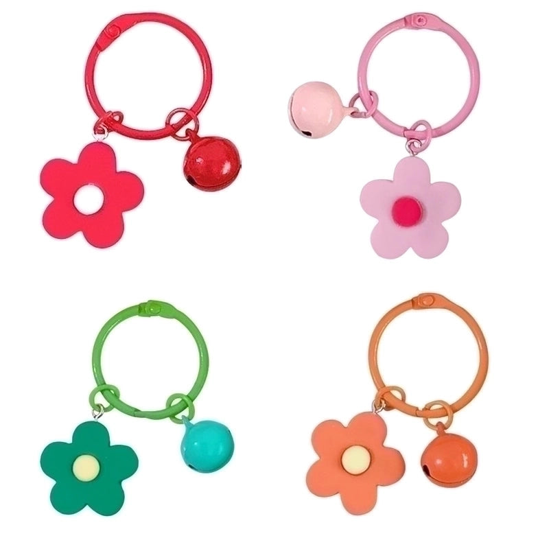 1 Piece Cute Flower Resin Women’s Keychain