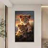 Tiger-11CT Stamped Cross Stitch 40*65cm(Big Size)