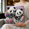 Framed Diamond Painting - Special Shaped - Panda (25x25cm)