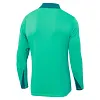 2024-2025 Portugal Half-Pull Training Suit Green Football Shirt Set