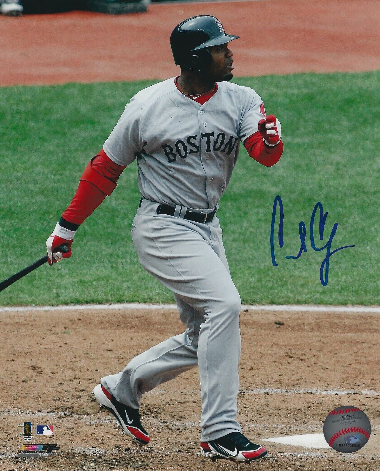 Autographed CARL CRAWFORD Boston Red Sox 8x10 Photo Poster painting- COA