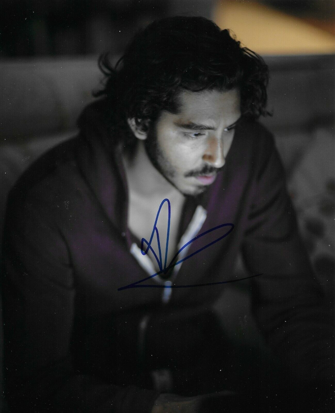 Dev Patel Signed Lion 10x8 Photo Poster painting AFTAL